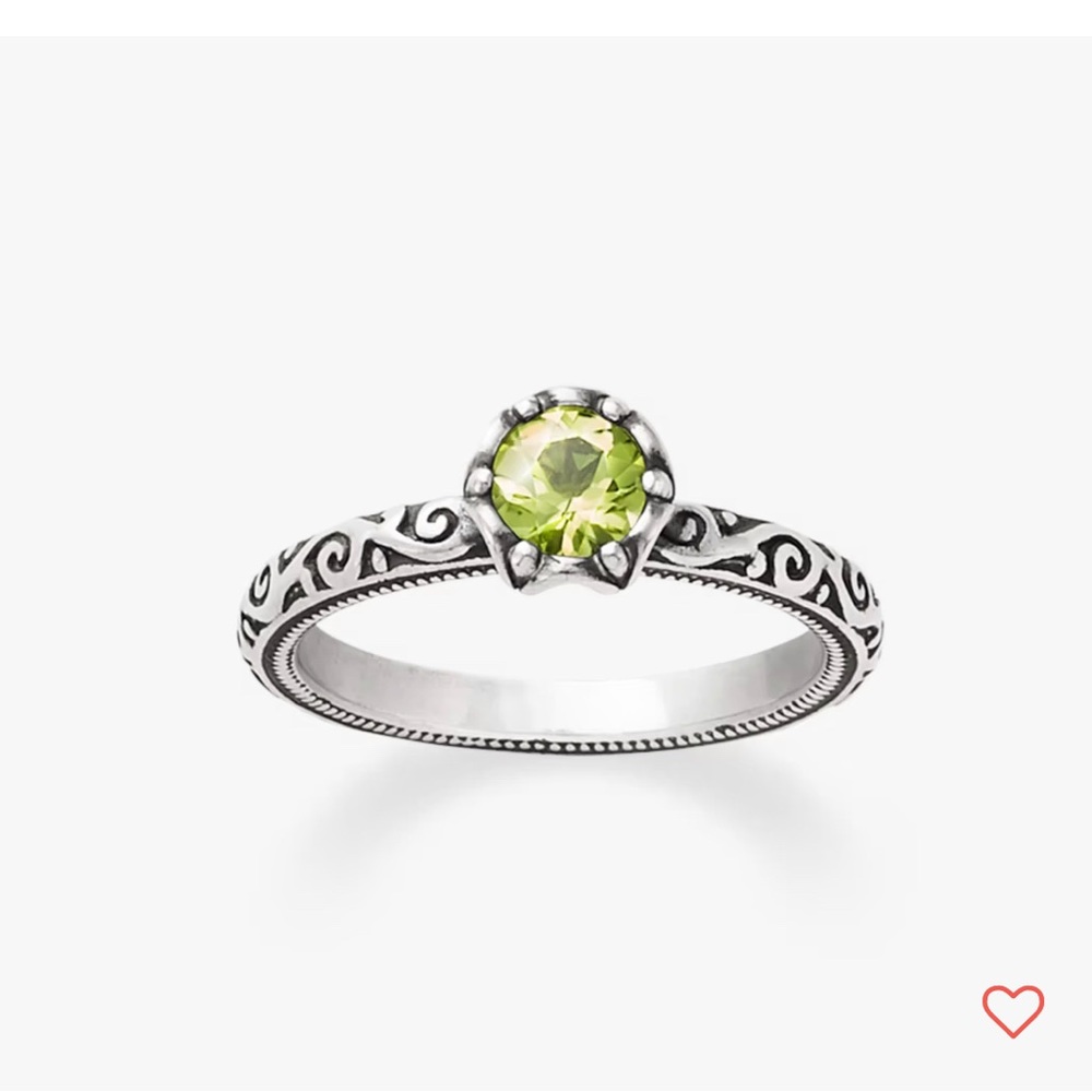 James Avery birth stone ring